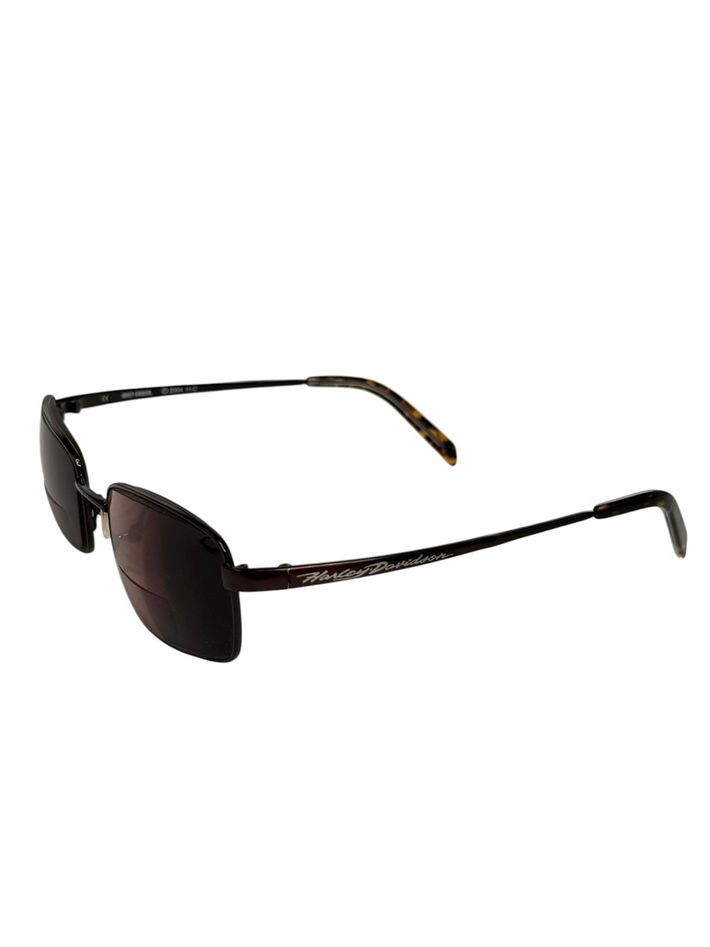 Harley-Davidson prescription rectangle glasses frames HD303 SBRN 54 19 145